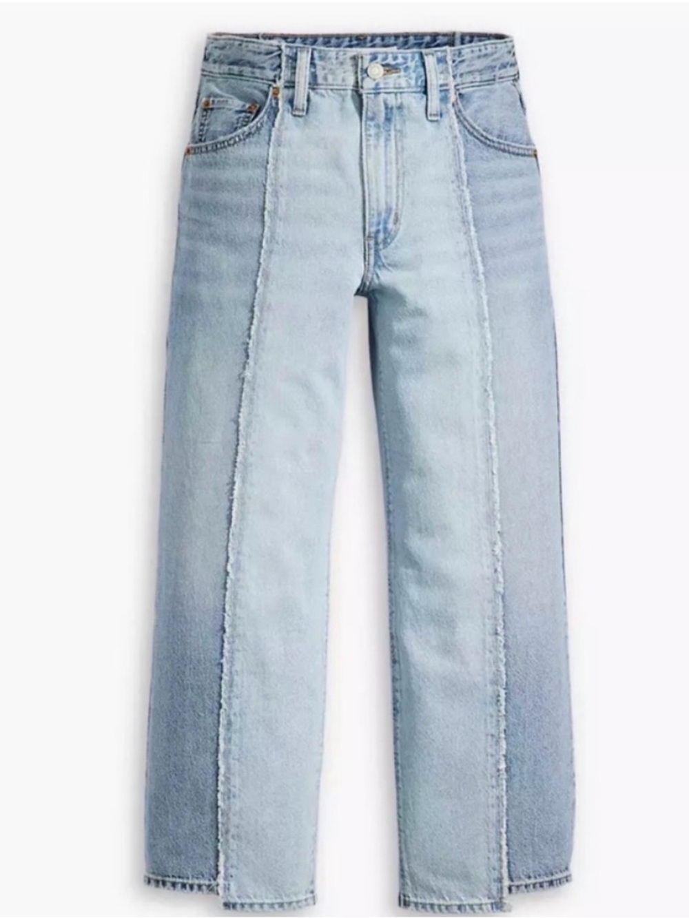 Levi’s Premium Baggy Daddy size 25 Light Blue Two-Tone Wide Leg Jeans